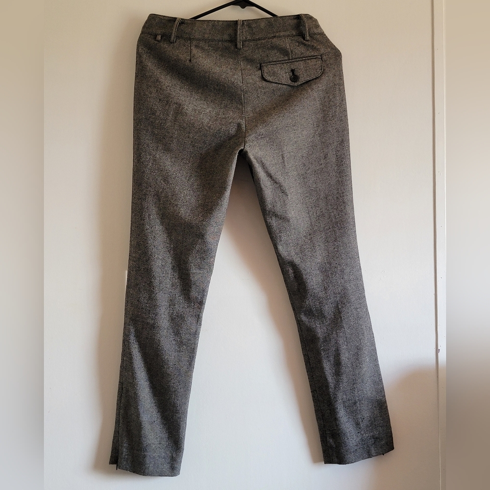 Women's Sz 2 Robert Rodriguez Gray/Black Tweed Cashmere Wool Blend Trousers NWT - Picture 5 of 15